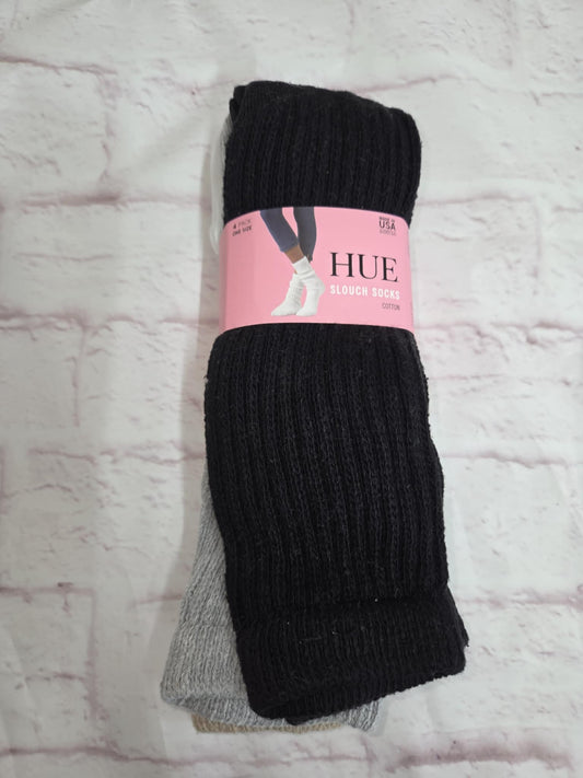 Hue Women's 4-Pack Slouch Sock - Neutral