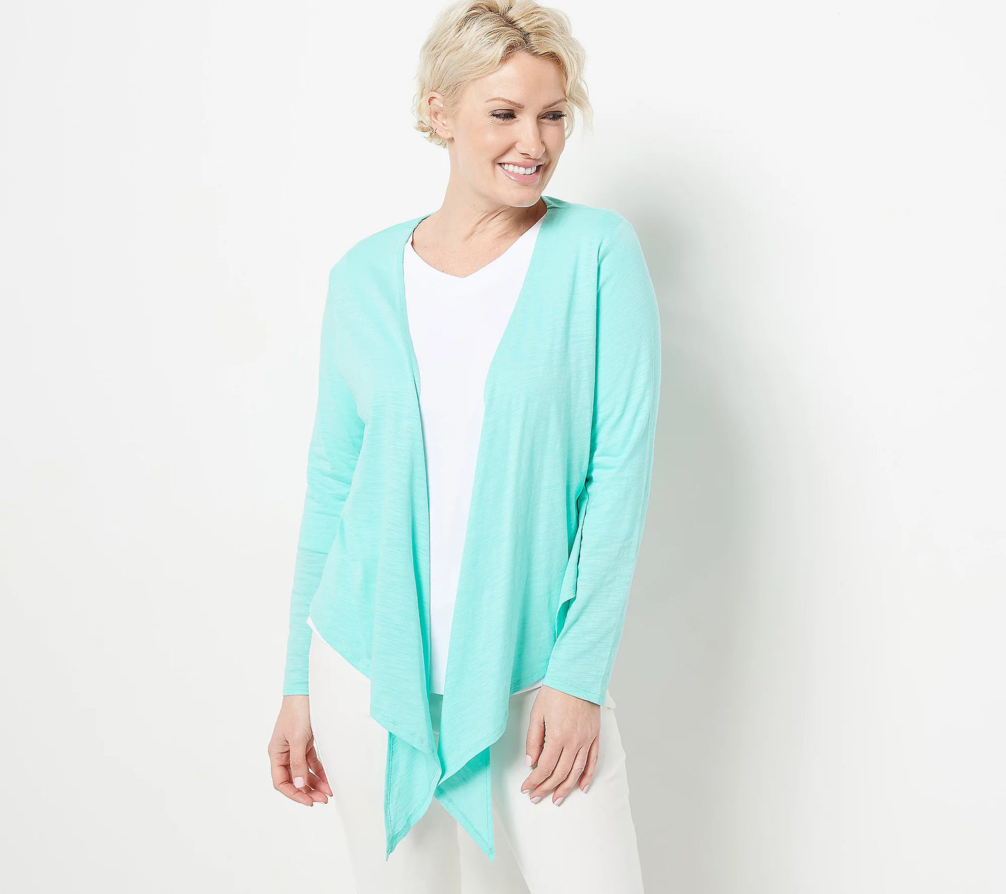 AQUA A475783 Belle by Kim Gravel Slub Knit Shrug (MULTIPLE SIZES AVAILABLE)