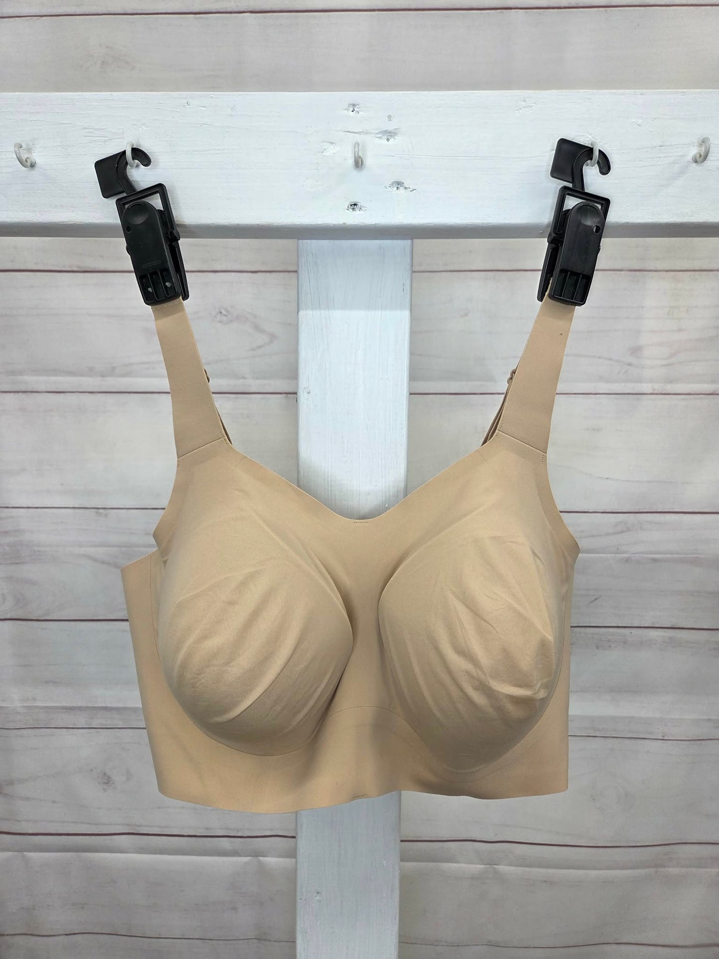 2XL SAND A713124 Evelyn & Bobbie Beyond Seamless Wirefree Bra