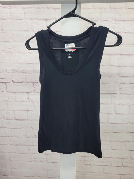 XSMALL BLACK KNIT TANK