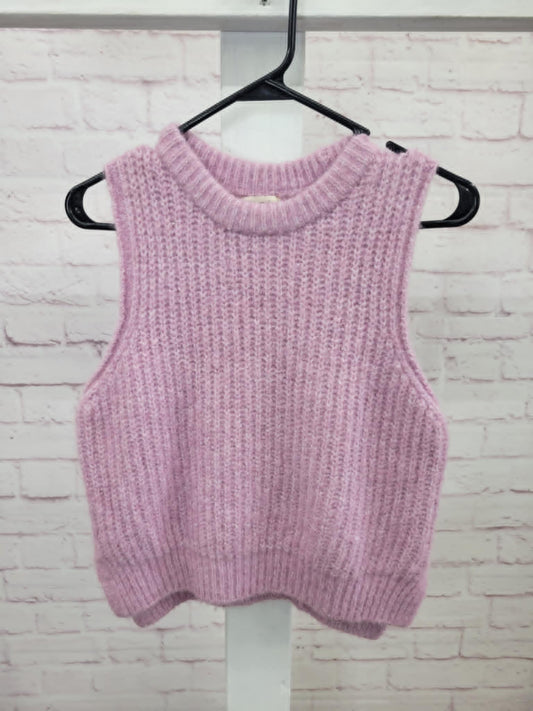 XSMALL PURPLE SWEATER KNIT TANK