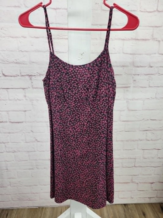 SMALL ROSE FLORAL PRINT TANK DRESS