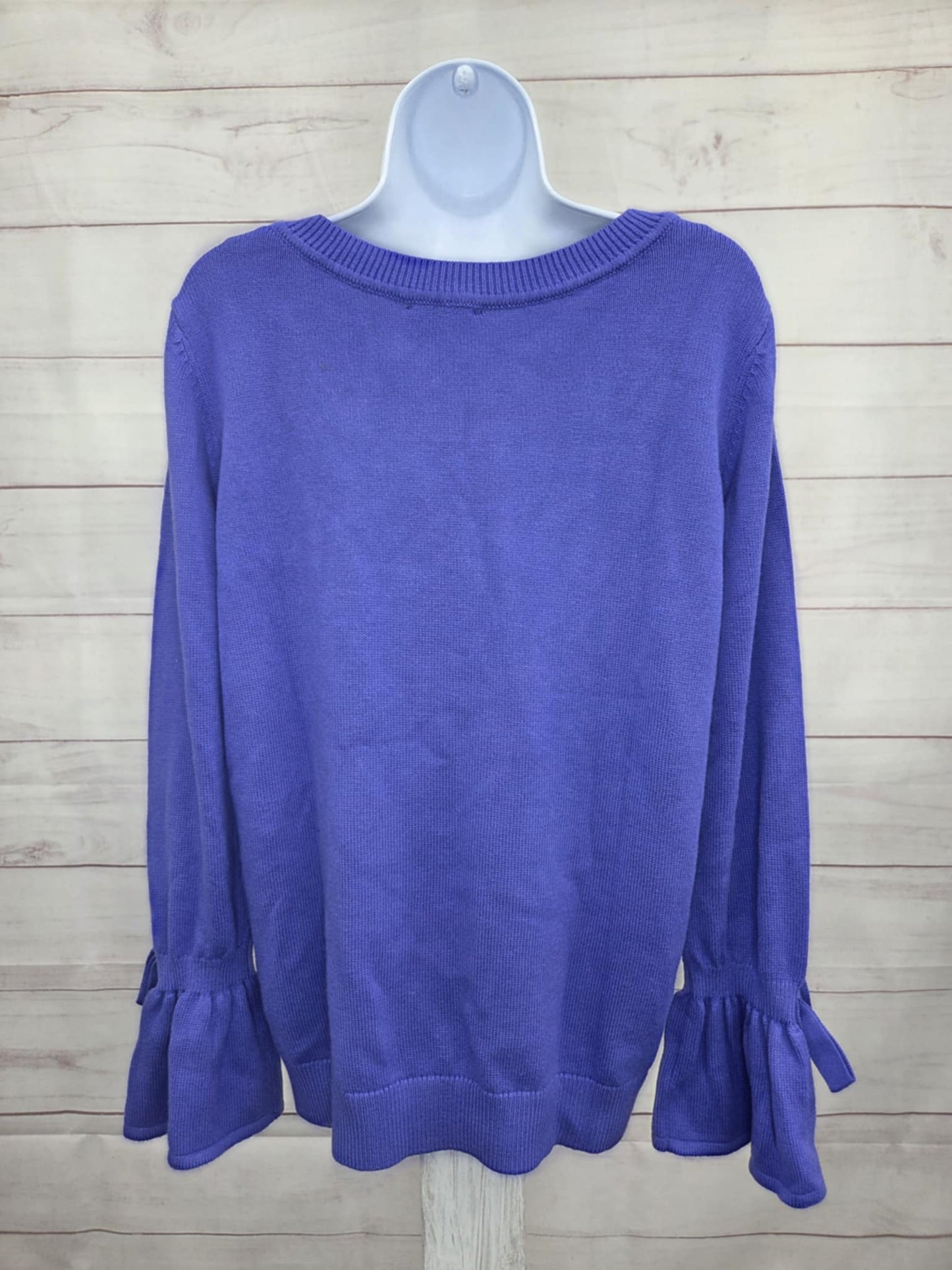 SMALL IRIS A703189 Attitudes by Renee Ballet Neck Bow Sleeve Sweater