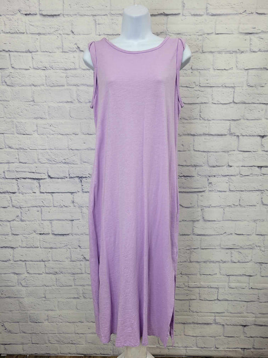 SMALL LILAC A488156 Candace Cameron Bure Sunkissed Regular Midi T-Shirt Dress