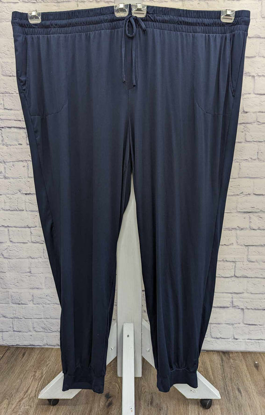 5X NAVY A517350 AnyBody Tall Lush Jersey Jogger