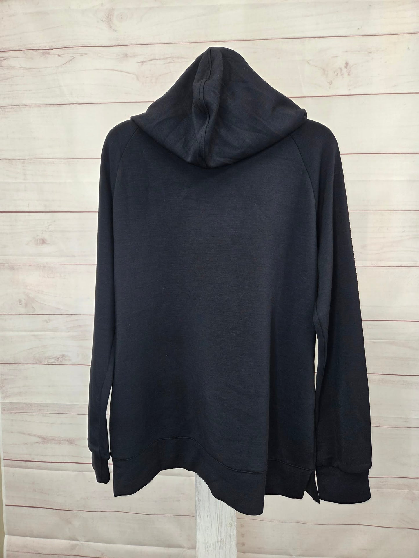 SMALL BLACK A711080 Belle by Kim Gravel ScubaLuxe Sparkle & Shine Hoodie