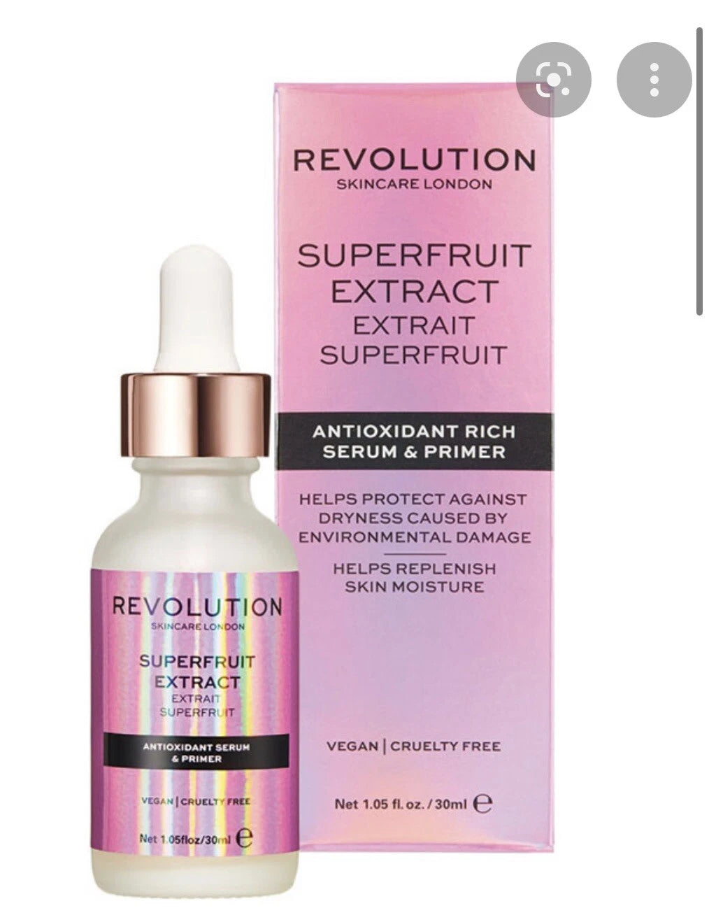 Revolution Skincare Superfruit Extract - Serum & Primer