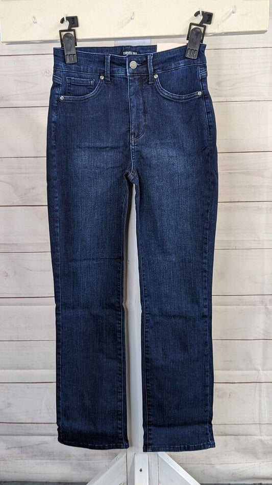 16 TALL A520772 NYDJ Curve Shaper Marilyn Straight Jeans- Underground