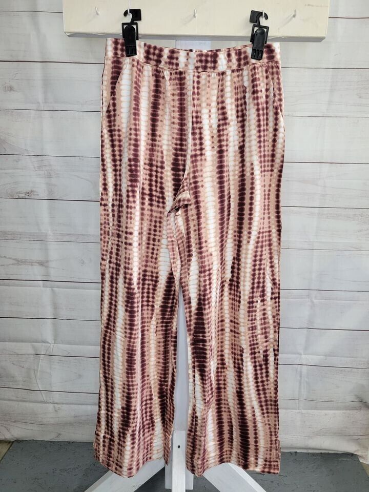 MEDIUM ROSE CHIBOR A487616 Denim & Co. Tall Beach "Best Of" Printed Jersey Pants