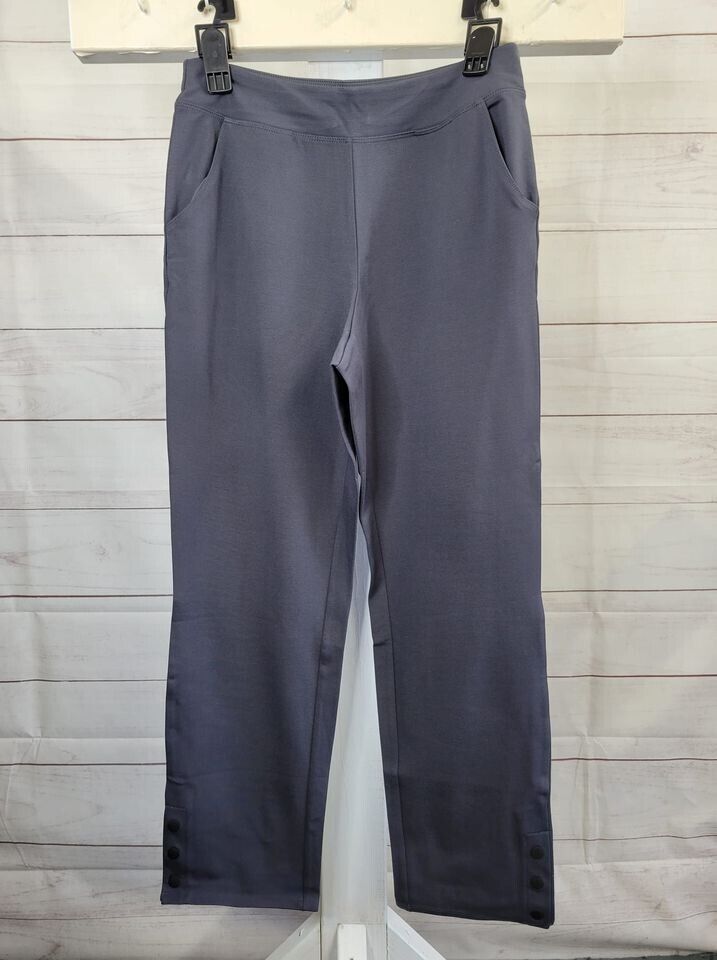 4R GRAPHITE A520303 Belle by Kim Gravel Regular Ponte Ankle Pants
