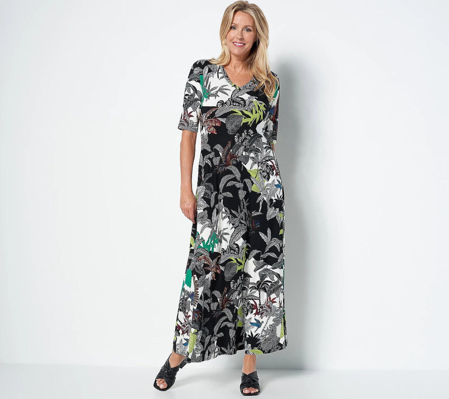 XXSMALL RAINEFOREST A516679 Attitudes by Renee Regular Como Jersey Illusion Wais