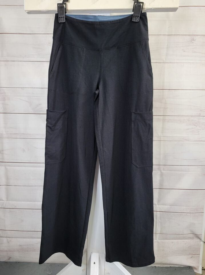 XXSMALL BLACK A455114 Women with Control Reg Tummy Control Wide Leg Pants